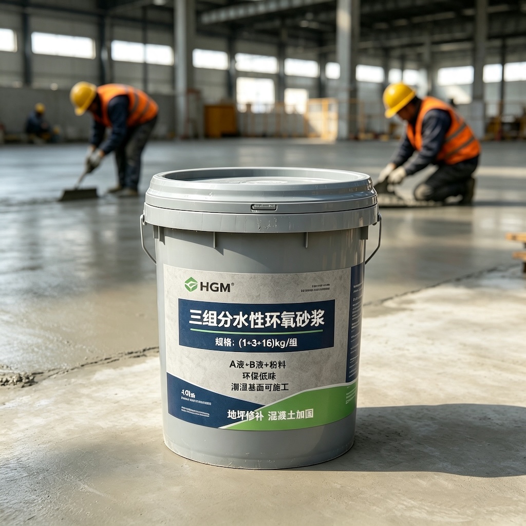 月湖三组份水性环氧砂浆